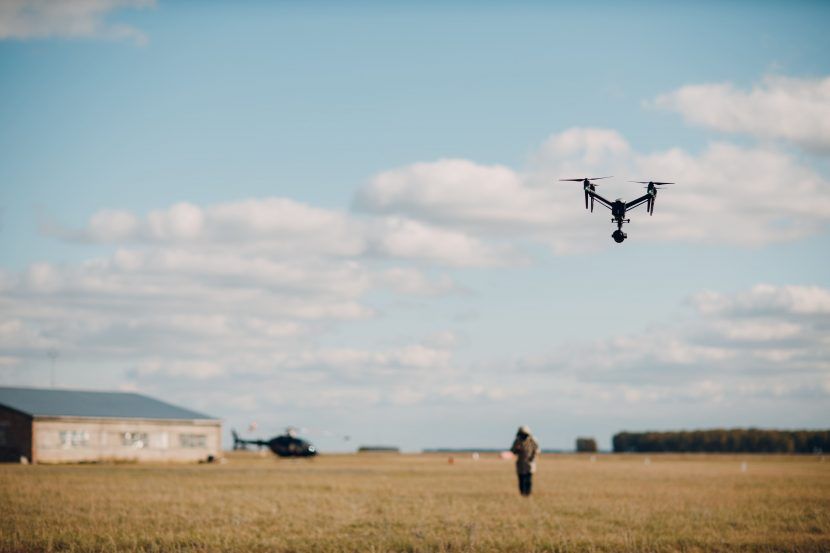 utilización de drones en el cine