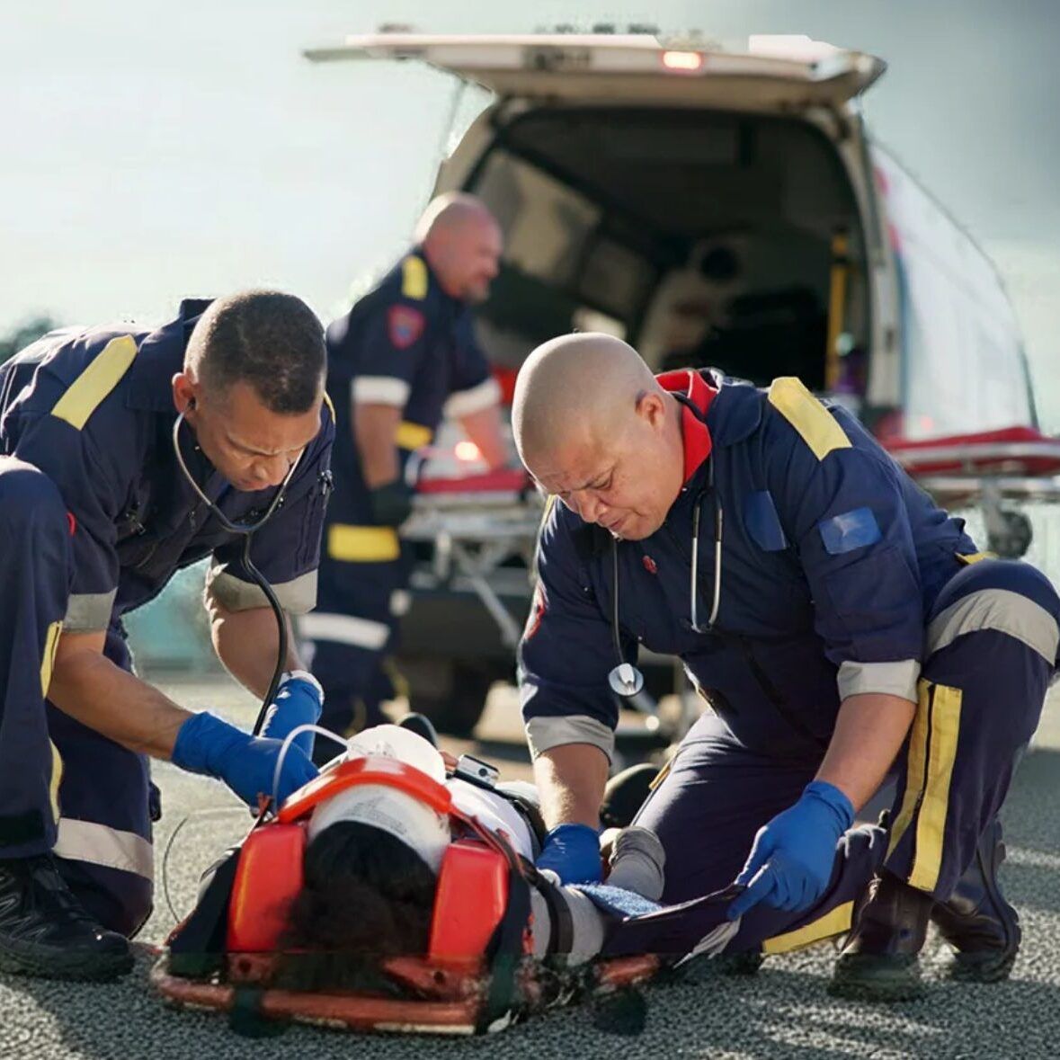 sanitarios intervinientes accideonte aereo