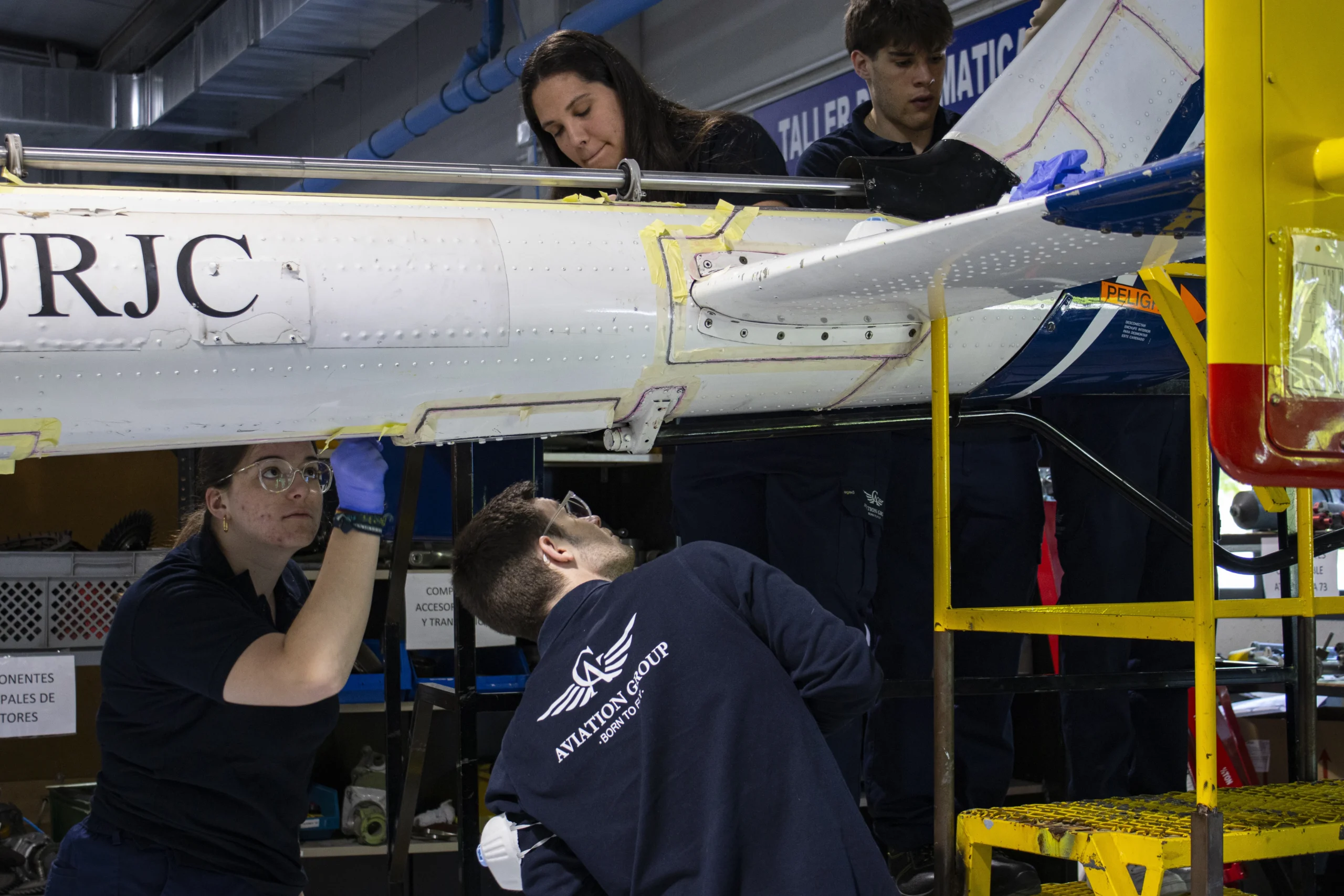 aviation group practicas URJC